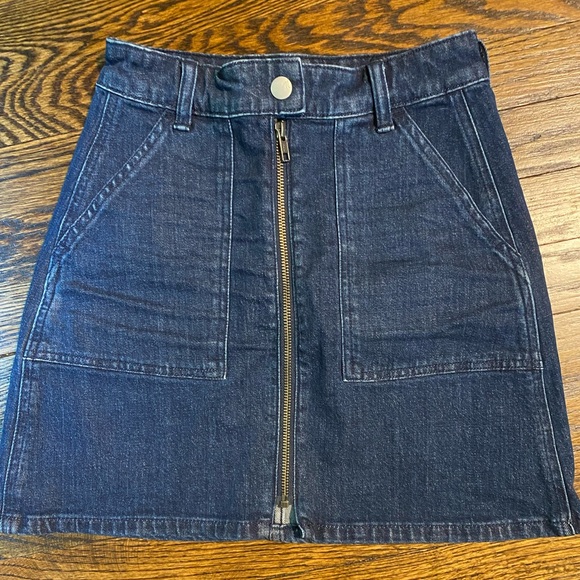 Madewell denim utility zip skirt - Picture 4 of 6